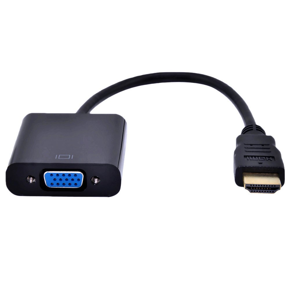 כבל מתאם HDMI זכר ל-VGA נקבה כולל שמע - דגם 1700AB