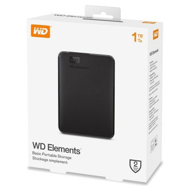 Western Digital Elements Portable 1TB כונן קשיח חיצוני