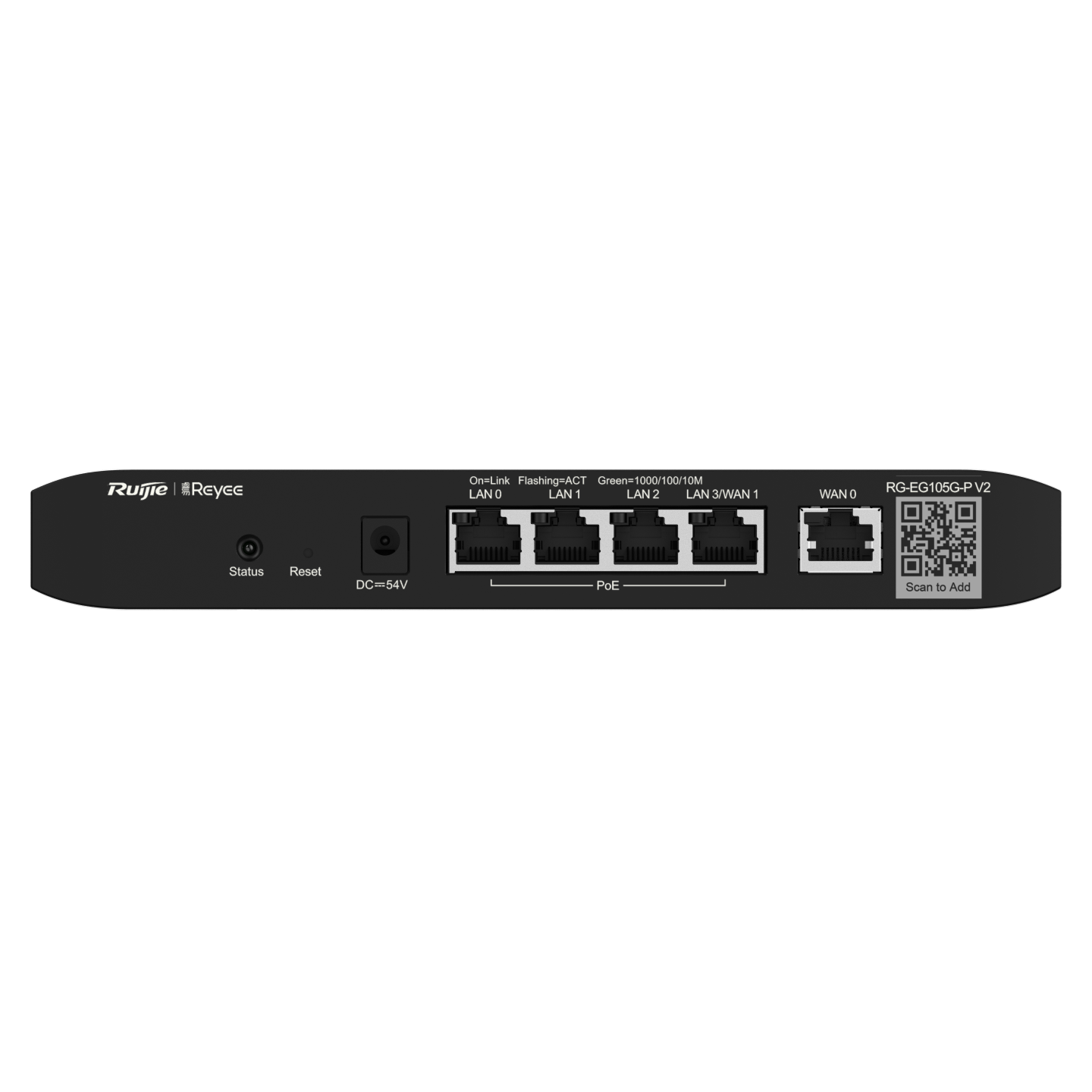 ראוטר מנוהל בענן RUIJIE RG-EG105G-P V2 PoE Router