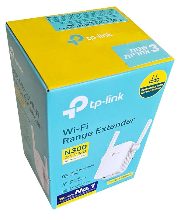 מגדיל טווח אלחוטי במהירות TP-LINK AC300 TL-WA855RE