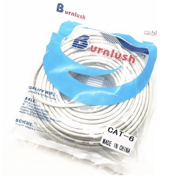 כבל רשת 30 מטר CAT6 (תמונה להמחשה)