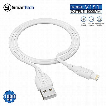 Lightning cable for Apple devices model V151 from SmarTech, 1 meter long