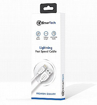 Lightning cable for Apple devices model V151 from SmarTech, 1 meter long