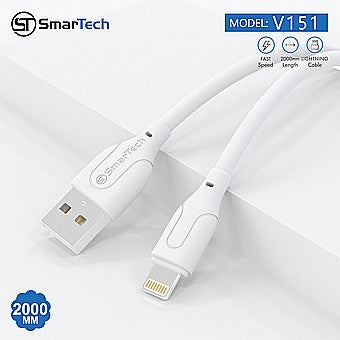 כבל טעינה USB ללייטנינג אורך 2 מ' SmarTech