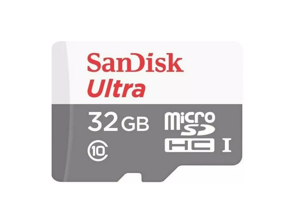 כרטיס זיכרון SanDisk Ultra 32GB Micro SD כולל מתאם סנדיסק
