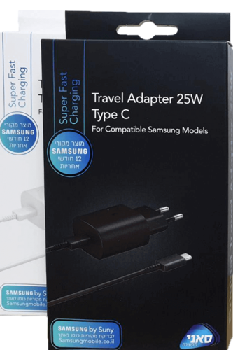 Samsung fast charger + Type C to Type C cable