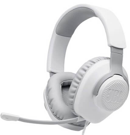 JBL Quantum 100 אוזניות קשת גיימינג חוטיות עם מיקרופון