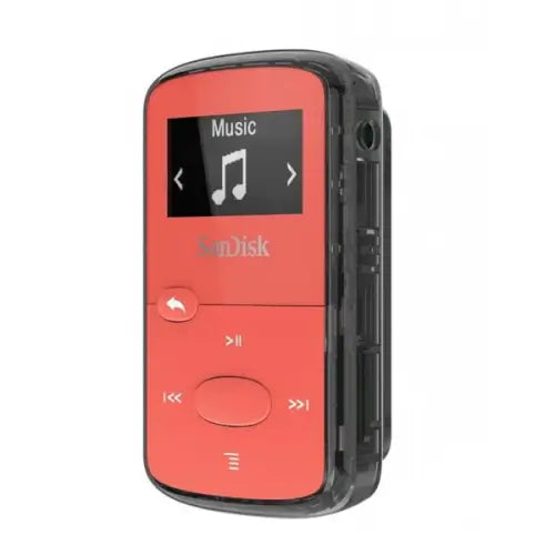 נגן SANDISK MP3 8GB עם אוזניות תוך-אוזן חוטיות