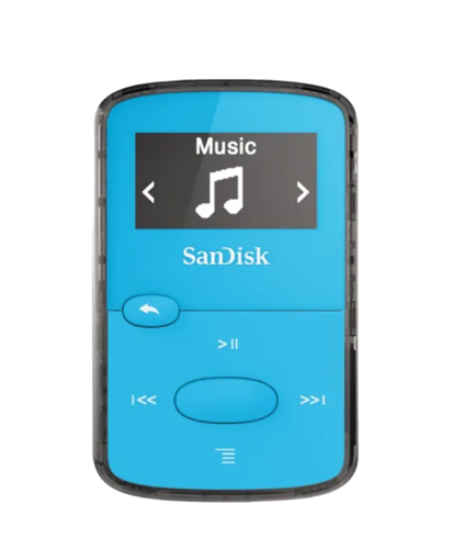 נגן SANDISK MP3 8GB עם אוזניות תוך-אוזן חוטיות