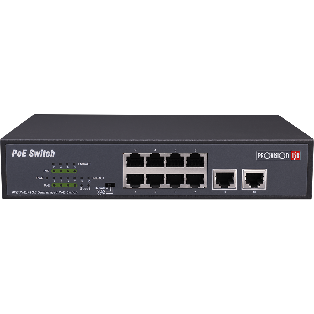 רכזת רשת 8 פורטים ProVision PoES-08120GC+2GI GIGA