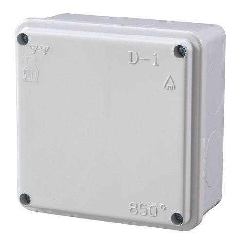 קופסת חיבורים D-1 חלקה ע.ד.א 100X100X50mm