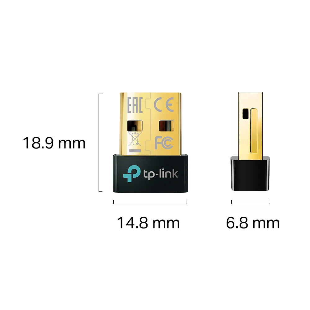 מתאם בלוטוס למחשב TP-Link UB500 Bluetooth 5.0 USB
