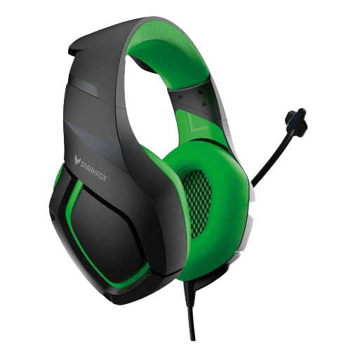 Green color SPARKFOX K1 gaming headset