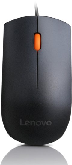 עכבר חוטי Lenovo 300 USB - צבע שחור