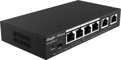 רכזת רשת 4 פורטים מנוהלת Ruijie RG-ES206GC-P PoE 30W