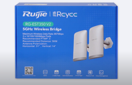 לינק אלחוטי אקסס פוינט אנטנה Ruijie RG-EST350 V2