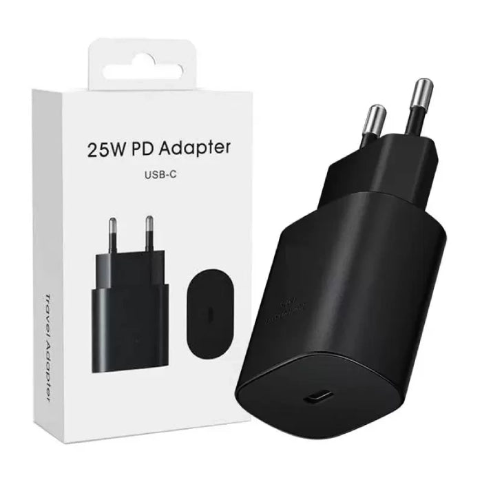 Samsung 25W USB-C Adapter wall charger Samsung black