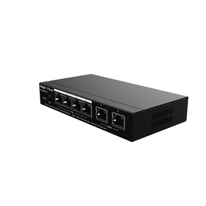 רכזת רשת 4 פורטים מנוהלת Ruijie RG-ES206GC-P PoE 30W