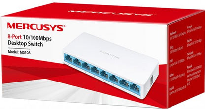 רכזת רשת 8 פורטים MERCUSYS MS108 10/100
