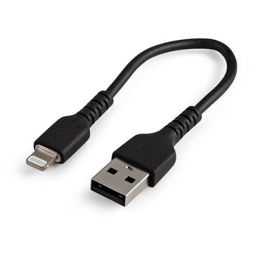 כבל טעינה קצר לייטנינג ל USB אורך 0.15 מ' מאושר ע"י אפל